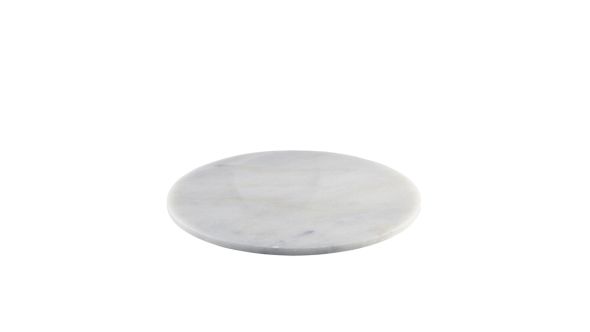 White Marble Platter 33cm Dia