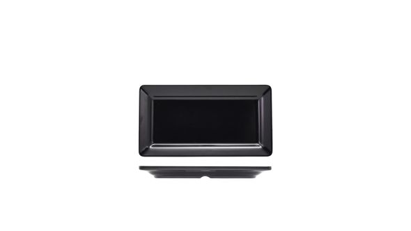 GenWare Melamine Black Platter GN 1/3