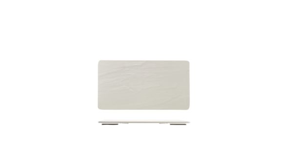 GenWare Melamine White Slate Effect Platter GN 1/3