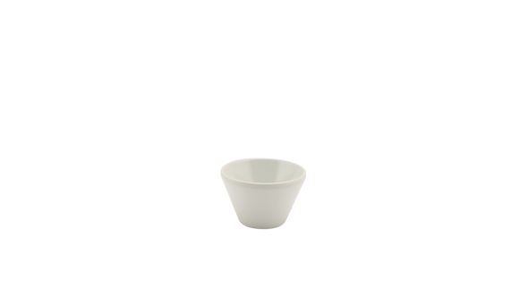 GenWare Melamine White Conical Buffet Bowl 8.5cm