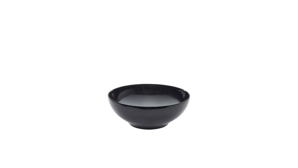 GenWare Melamine Black Round Buffet Bowl 25.7cm