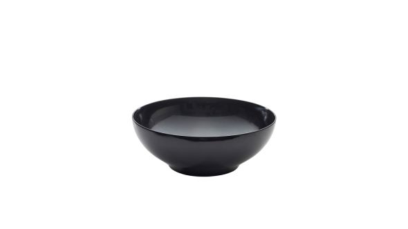 GenWare Melamine Black Round Buffet Bowl 35.5cm