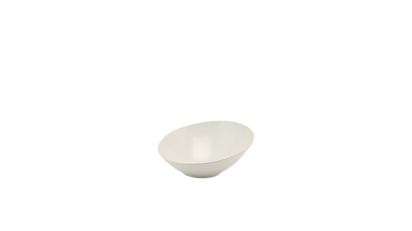 GenWare Melamine White Slanted Buffet Bowl 21cm
