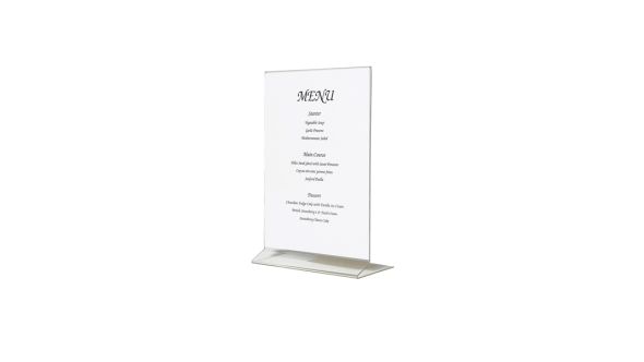 Acrylic Menu Holder A4 Size