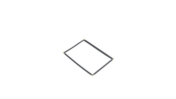 American Style Clear Menu Holder A5