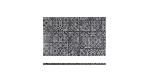 Black Marrakesh Melamine GN 1/1 Slab 53 x 32.5cm