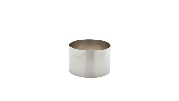 Stainless Steel Mousse Ring 9x6cm
