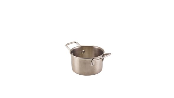 GenWare Mini Stainless Steel Casserole Dish 10 x 5.8cm