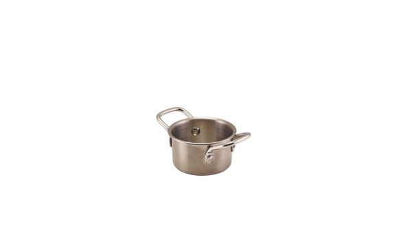 GenWare Mini Stainless Steel Casserole Dish 8.6 x 4.7cm