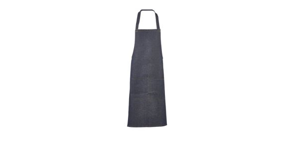 Unwashed Denim Bib Apron 70 x 90cm