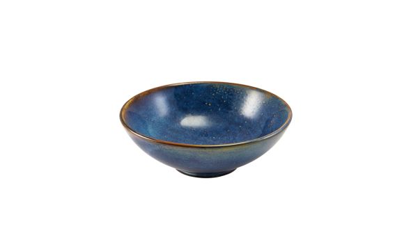 Terra Porcelain Aqua Blue Noodle Bowl 20.2cm
