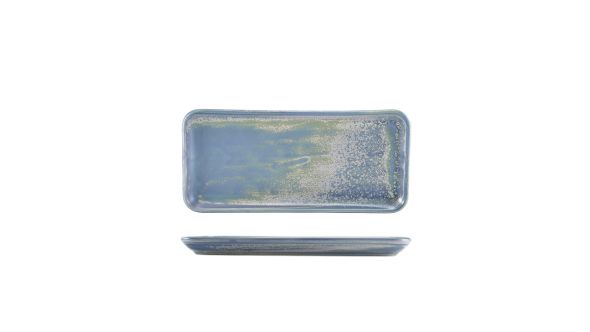 Terra Porcelain Seafoam Narrow Rectangular Platter 27 x 12.5cm