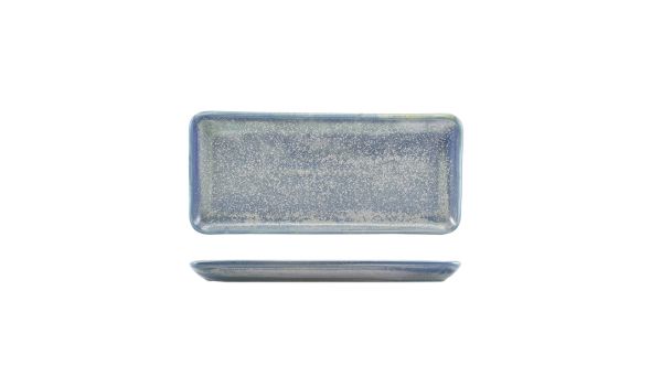 Terra Porcelain Seafoam Narrow Rectangular Platter 31 x 14cm