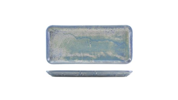 Terra Porcelain Seafoam Narrow Rectangular Platter 36 x 16.5cm