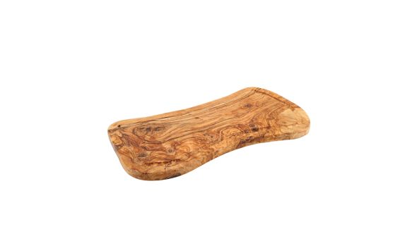 Olive Wood Serving Board W/ Groove 40 x 21cm+/-