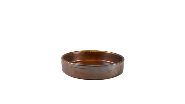 Terra Porcelain Rustic Copper Presentation Bowl 18cm