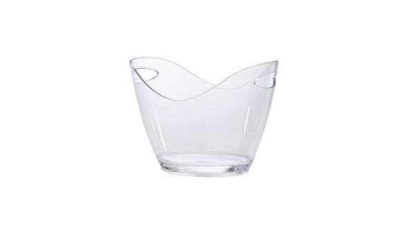Clear Plastic Champagne/ Wine Bucket Small