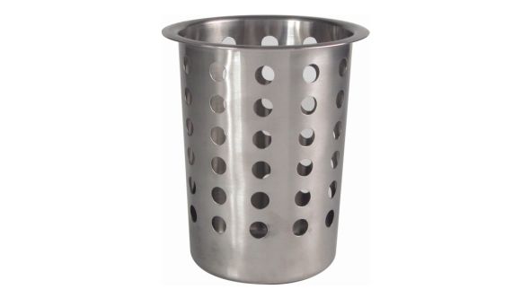 GenWare Stainless Steel Perforated Cutlery Cylinder