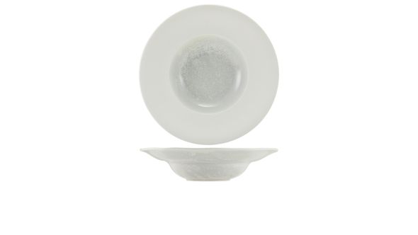 Incise Porcelain Lustre Pasta Dish 28cm