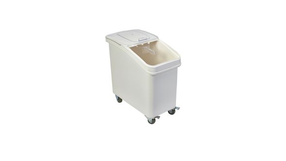 Polypropylene Mobile Ingredient Bin with Scoop 102 Litre