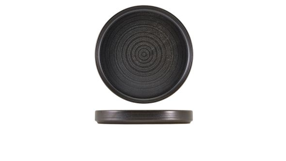 Terra Porcelain Black Presentation Plate 26cm
