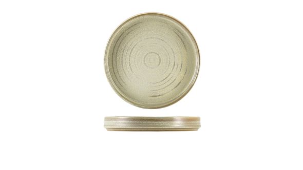 Terra Porcelain Matt Grey Presentation Plate 20.5cm