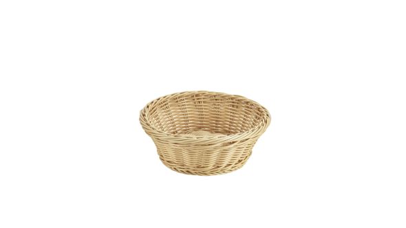 Round Polywicker Basket 21Dia x 8cm