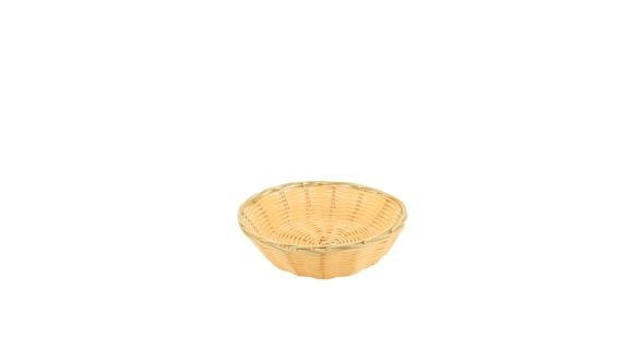Round Polywicker Basket 7"Dia X 2" Deep