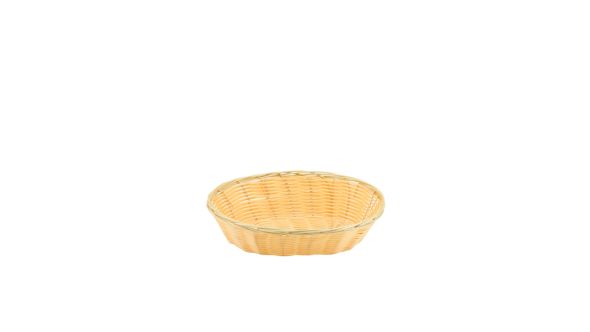Oval  Polywicker Basket 9"X6"X2.25"