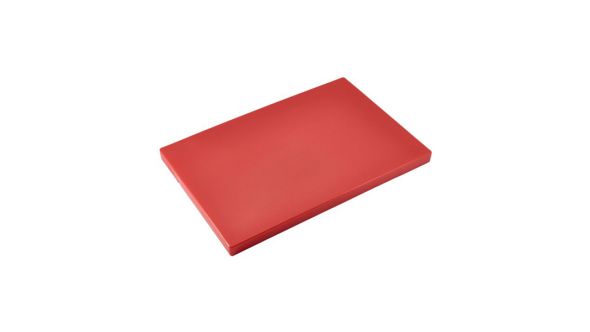 GenWare Red Low Density Chopping Board 18 x 12 x 1"
