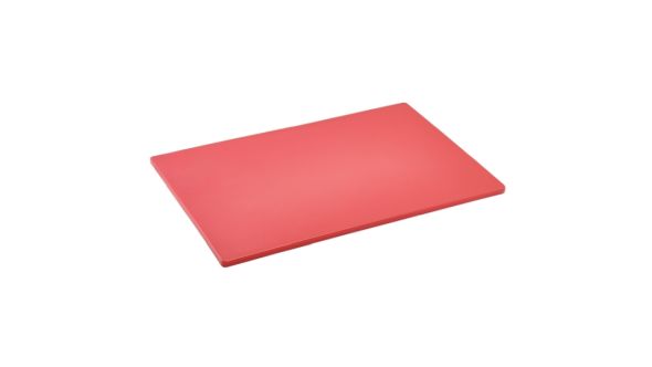 GenWare Red Low Density Chopping Board 18 x 12 x 0.5"