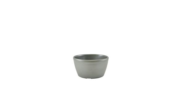 GenWare Melamine Matt Grey Ripple Ramekin 113ml/ 4oz