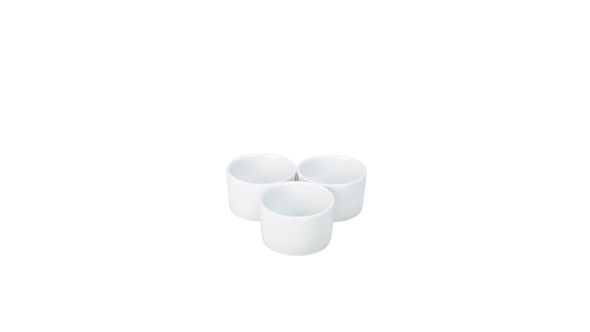 Genware Porcelain Contemporary Smooth Ramekin 8cm/ 3"