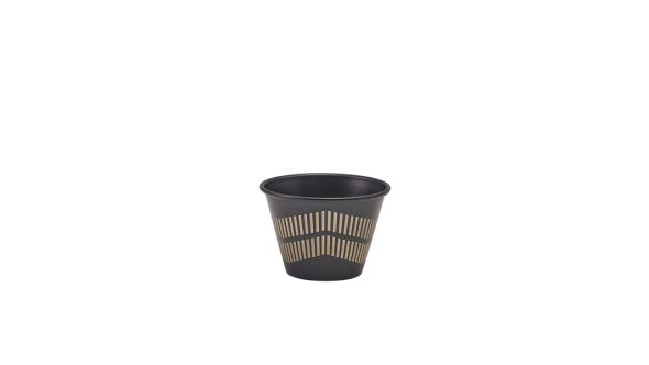 GenWare Metallic Black Lined Ramekin 71ml/ 2.5oz