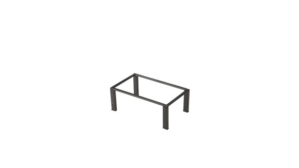 Black GN Buffet Riser GN 1/4 10cm (H)