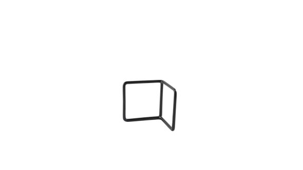 Black Anti-Slip L Shape Riser 10x10x10cm