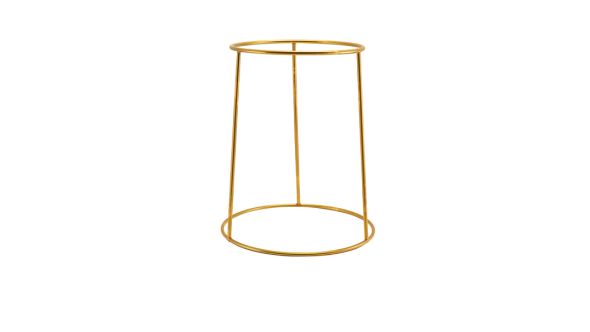 GenWare Gold Anti-Slip Round Buffet Riser 30cm