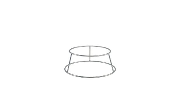 GenWare Silver Anti-Slip Round Buffet Riser 10cm