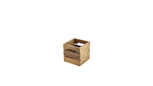 Genware Acacia Wood Box/ Riser 15cm