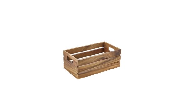Genware Acacia Wood Box/ Riser GN 1/3