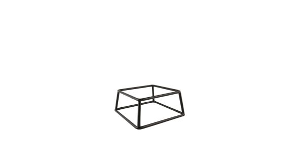 Genware Black Anti-Slip Buffet Riser 18 x 8cm