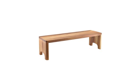 GenWare Acacia Wood GN Buffet Riser GN 2/4 15cm (H)