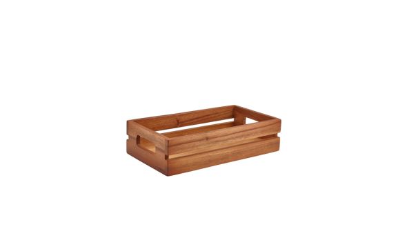 GenWare Acacia Wood Low Box/ Riser GN 1/3