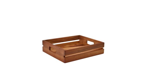 GenWare Acacia Wood Low Box/ Riser GN 1/2