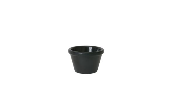 GenWare Melamine Black Smooth Ramekin 43ml/ 1.5oz