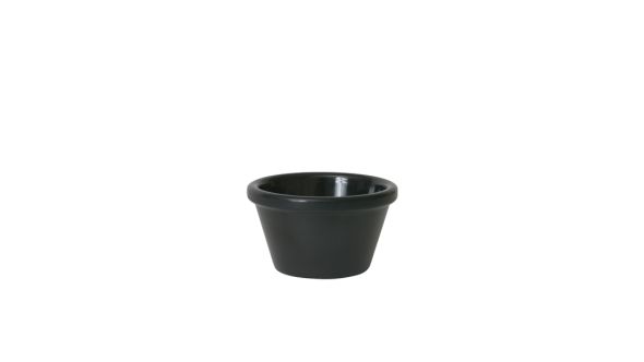 GenWare Melamine Black Smooth Ramekin 59ml/ 2oz