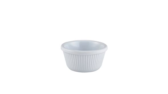 GenWare Melamine White Fluted Ramekin 85ml/ 3oz