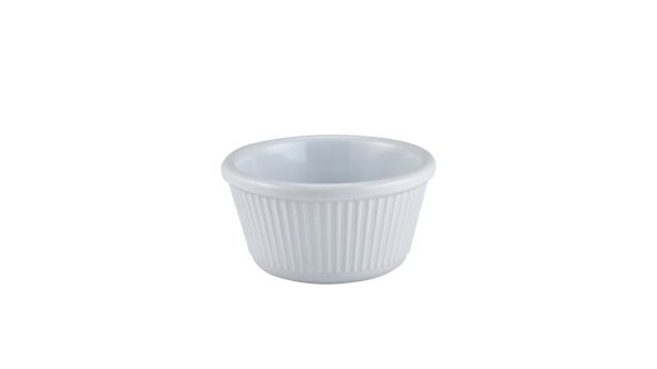 GenWare Melamine White Fluted Ramekin 114ml/ 4oz