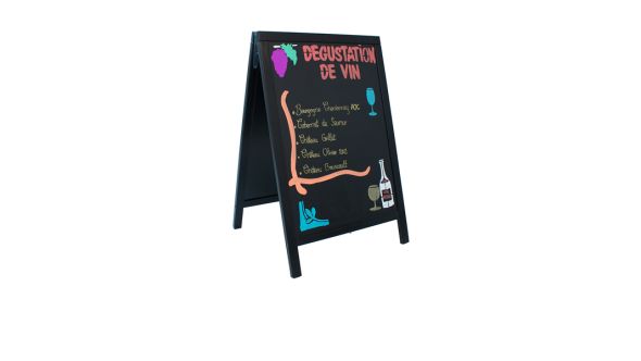 Duplo A-Board 55X85cm Black