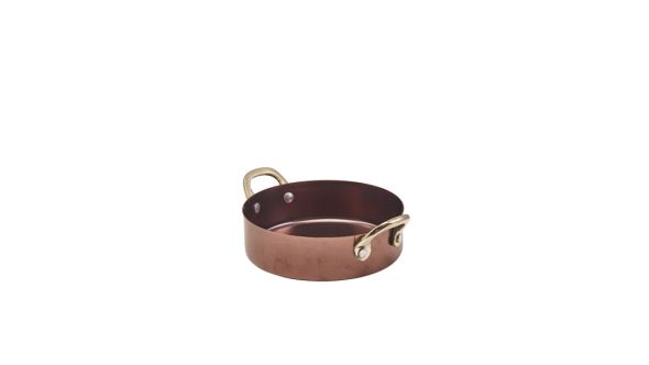 GenWare Copper Vintage Steel Mini Casserole Dish 12.25 x 3.5cm